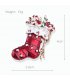 SB404 - Christmas Gift Sock Saree Brooch